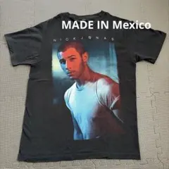 MADE IN Mexico 헌 옷 NICK JONAS 티셔츠 블랙 USA