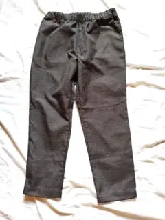 カジュアルパンツ　グレー　チェック　ゴム　Ｍ　76〜 84cm　　送料無料匿名配