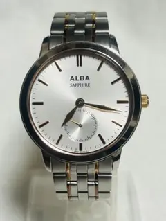 美品SEIKOセイコー アルバ スモセコ 廃盤クオーツ　電池新品　稼働品のサムネイル
