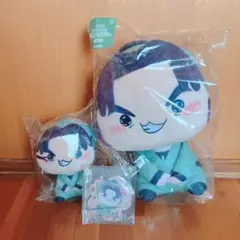 フリューくじ　忍たま乱太郎　ふんわり桜もちぴこの段　潮江文次郎セット