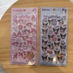 マイメロディ & クロミ ボンボンドロップシールセット