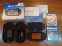SONY PS Vita ブラック 本体 + ゲームソフト