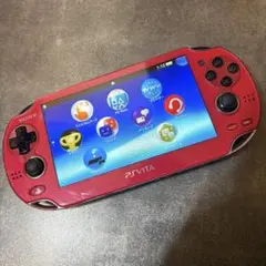 【動作確認済み】PSVita コズミックレッド PCH-1000