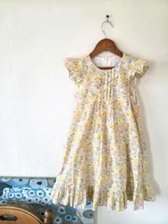 タルティーヌエショコラ　リバティ　ワンピース　130