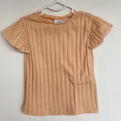 ZARA オレンジ ストライプ Tシャツ 18-24ヶ月