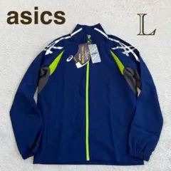 新品★asics ドライ&クール ジャージ ジャケット L 上着 薄手 メンズ