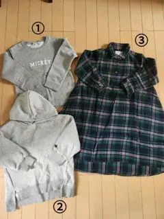 女児120サイズ　三点まとめ売り