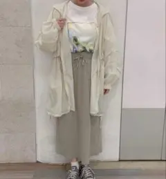 Omekashi アノラックパーカー ホワイト - メルカリ
