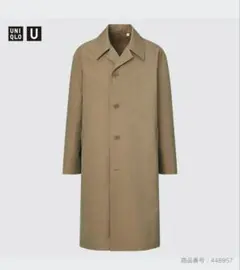 UNIQLO U ステンカラーコート ダークブラウン S