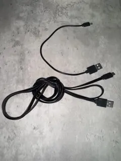 USB ケーブル　TypeA 充電　ジャンク　故障　コード 2本セット