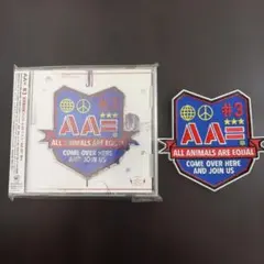 【ワッペン付、帯付き】AA= #3 初回限定盤 CDアルバム