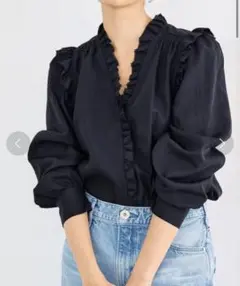 khaite Brianne Puff-Sleeve SHIRTbiotop購入 - メルカリ
