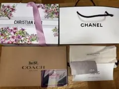 ブランド紙袋まとめ売り Dior CHANEL COACH等