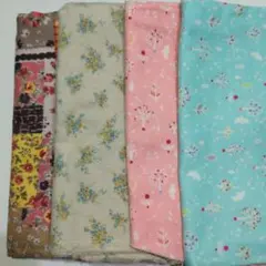 ダブルガーゼ生地 4点セット まとめ売り