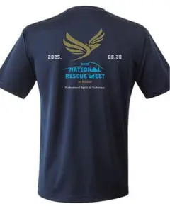 第53回全国救助大会　記念Tシャツ　 ネイビー　紺L 神戸