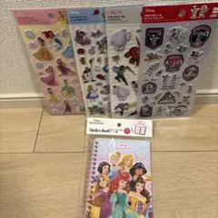【匿名発送✨】ディズニープリンセス ペタペタシール　シール帳