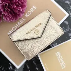 新品 MICHAEL KORS マイケルコース 財布 折り財布 ゴールド