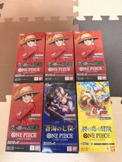 ONE PIECE カードゲーム ブースターパック 6Boxセット(テープ付き)