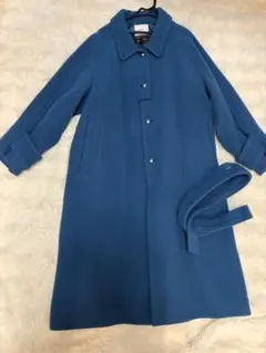 Ameri SOFT WOOL BAL COLLAR COAT 青のサムネイル