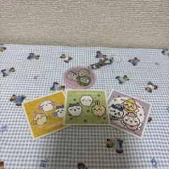ちいかわ　ハチワレ　うさぎ　チャーム　シール　4点セット