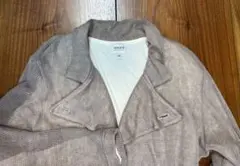 爽快❗️ARMANI COLLEZIONI 麻100%メッシュジャケット 50のサムネイル