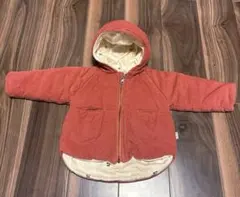 コンゲススロイド　リバーシブル　ふんわりアウター　コーデュロイ　チェリー柄