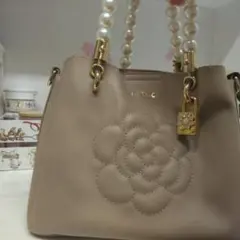 エムズクレイジー✨ ベージュ ショルダーバッグ✨