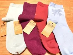 新品タグ付き★靴下屋 Tabio タビオ 靴下 ソックス 4足セットのサムネイル
