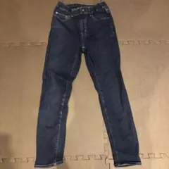 UNIQLO ダークブルー デニムパンツ 150