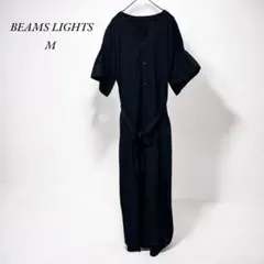 《ビームスライツ》BEAMS LIGHTS 美品　ワンピース M ネイビー　上品のサムネイル