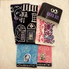 アナスイドラえもん　タオルハンカチ5枚セット　新品未使用