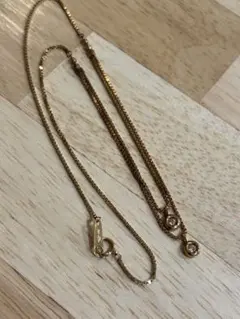 K18 ダブルネックレス