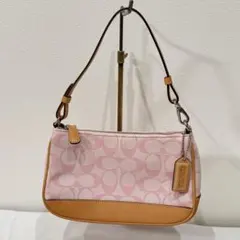 COACH demi signature pink shoulder bag