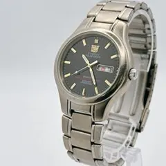 【稼働】ELGIN エルジン ソーラー電波 メンズ腕時計 チタン デイデイトのサムネイル