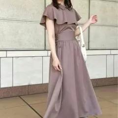 apres jour アプレジュール　ケープデザインワンピース　ロングワンピースのサムネイル