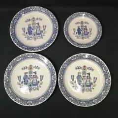 Johnson and brothers ハーツ＆フラワー　中皿・小皿4枚セットのサムネイル