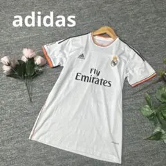 adidas アディダス　Tシャツ　半袖　ホワイト　REAL MADRID M