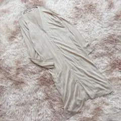 chocol raffine robe（F）ロングカーディガン 薄手 透け感