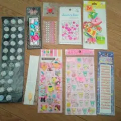 キラキラシール他　平成レトロ