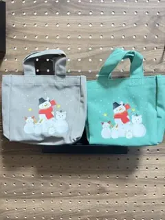 KALDI　25年 クリスマス限定　ミニト−トバック　2点セット