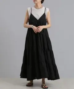 DouDou ティアードキャミワンピース