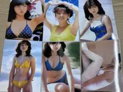 【終了間近同梱歓迎】 中森明菜さん水着写真6枚セットAのサムネイル