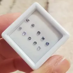 【お得です】タンザナイト2mm ルース 10個セット
