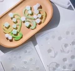 シリコンモールド フラワー 花型 鈴蘭 各種パーツ すずらん レジン型 装飾