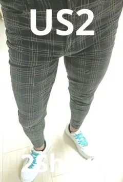 新年値下げグレンチェック アメリカンイーグル 2ショート ジェギング