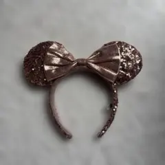 ミッキーマウス耳型カチューシャ ブロンズ