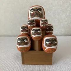 ●TS13 升のり達磨 だるま 縁起物 置物 郷土玩具 工芸品 伝統 昭和レトロ