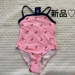 新品♡さくらんぼ柄子供女の子向けワンピース水着 110cm