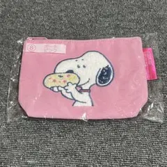 新品未開封送料込みスヌーピーポーチピンク1番くじローソン