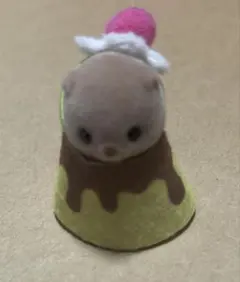 シルバニアファミリー　キラキラくじ　ハッピースイーツ　ラッコの赤ちゃん　プリン